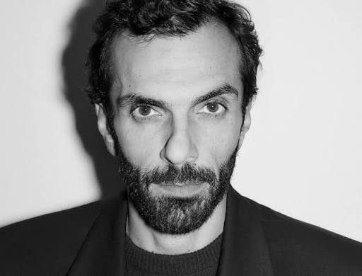Black and white portrait of Cédric Charbit looking directly at the camera